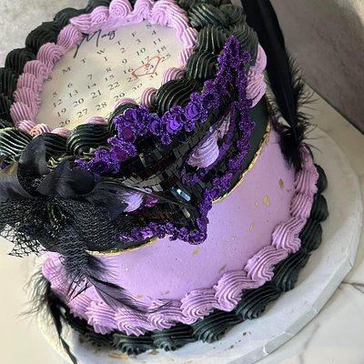 8 Inch Burnaway Cake 