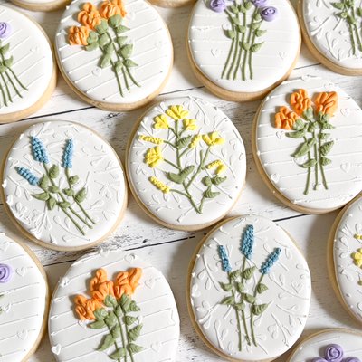 Decorated cookies