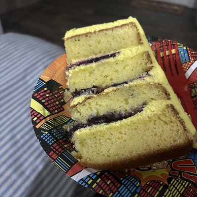 Lemon Blueberry Cake (decorations Per Request 