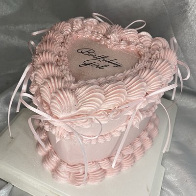 2 Layer 6” Heart Cake