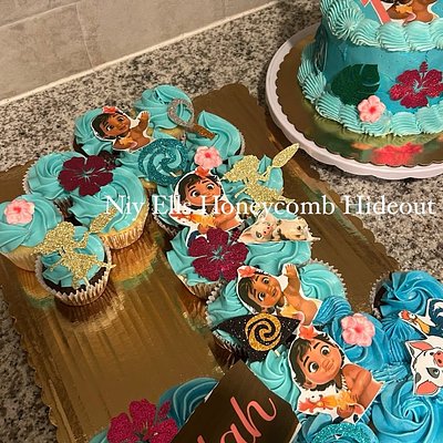 Number Cupcake Cake & Smash Cake Duo