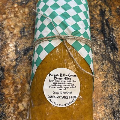 Pumpkin Rolls with Sweet & Fluffy Cheese Mousse