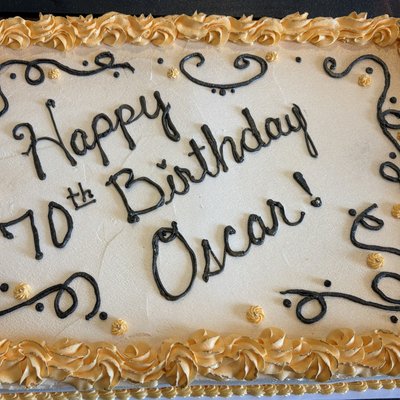 Full Sheet Cake Single Layer