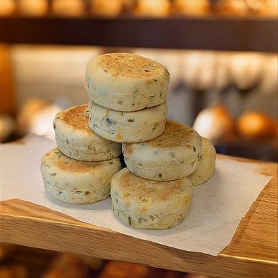 Jalapeno Cheddar English muffs