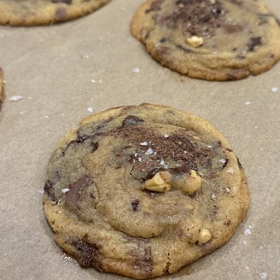 Brown Butter Chocolate Chunk Cookies (w/wo Hazelnuts) Full Dozen