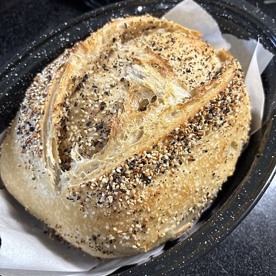 Everything BUT The Bagel Sourdough Loaf
