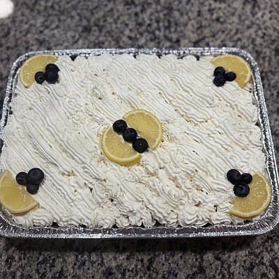 Lemon Blueberry Tres Leches