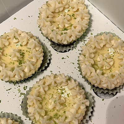 The B.E.Z.T. Key Lime Cheesecake Cupcakes - Dozen