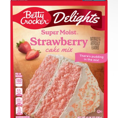 Strawberry Cake Mix 