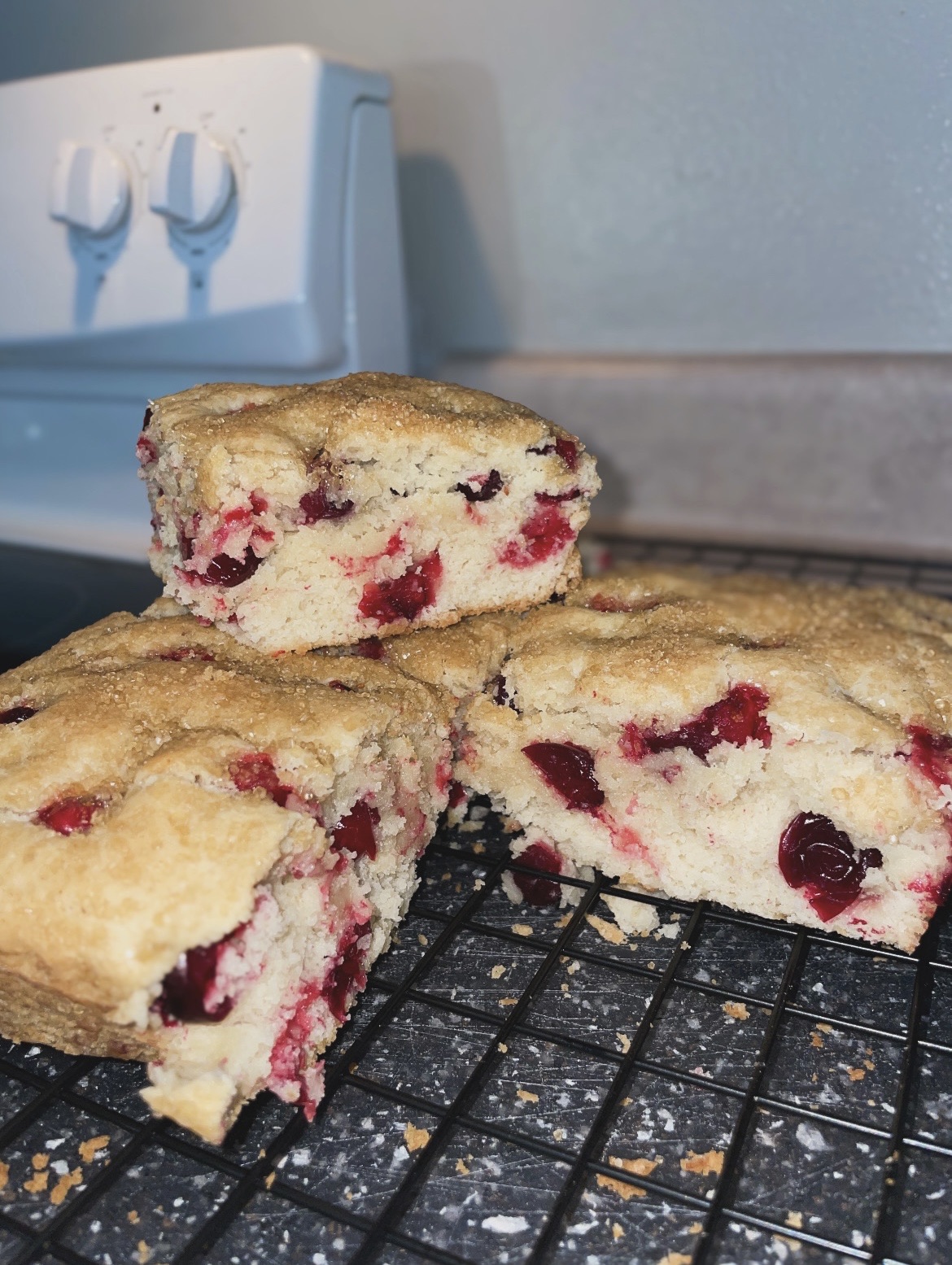 Sourdough Cranberry Breakfast Cake - 8X8 Pan