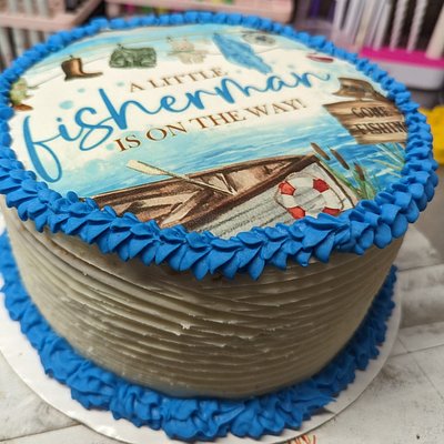 8 Inch Round 2 Layer Cake With Frosting