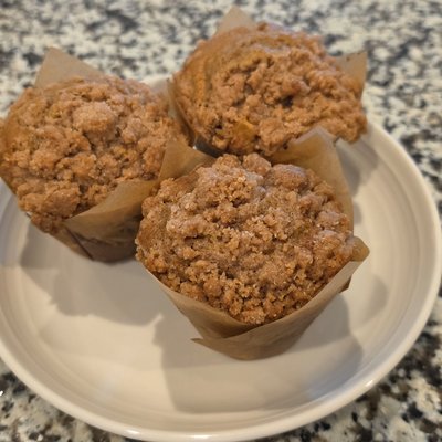 Apple Cinnamon Streusel Sourdough Muffins (4 Pack)