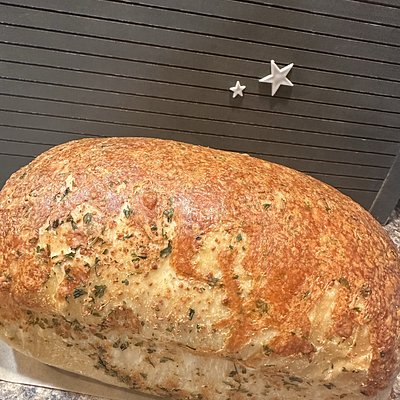 Italian Herb And Cheese Sourdough Sandwich Bread