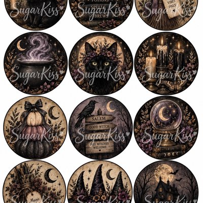 Hocus Pocus Edible Image Toppers