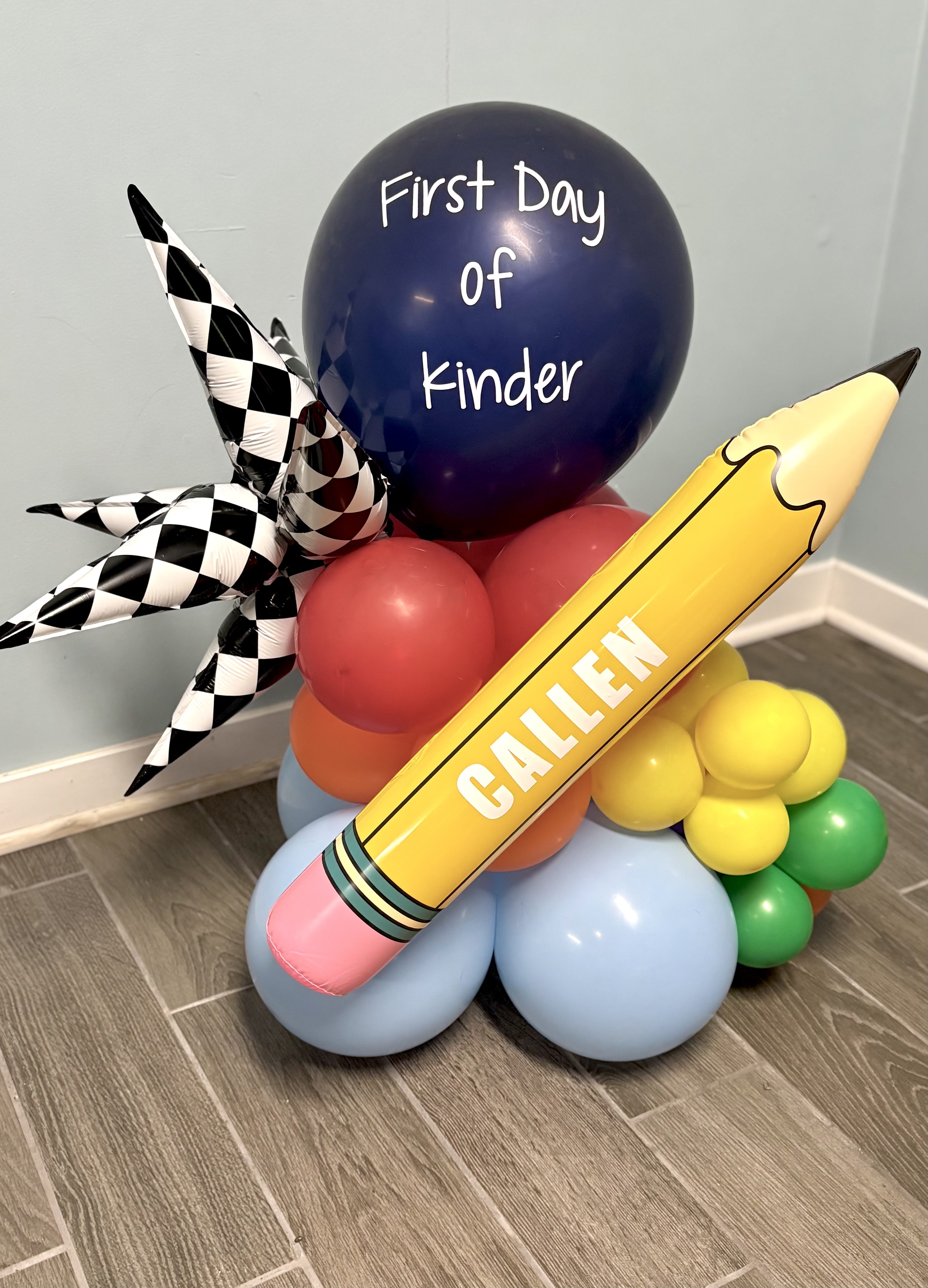 Back To School Balloon Stack 