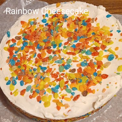 Rainbow Cheesecake 