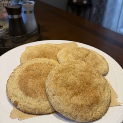 Home Made Large Snicker doodles 