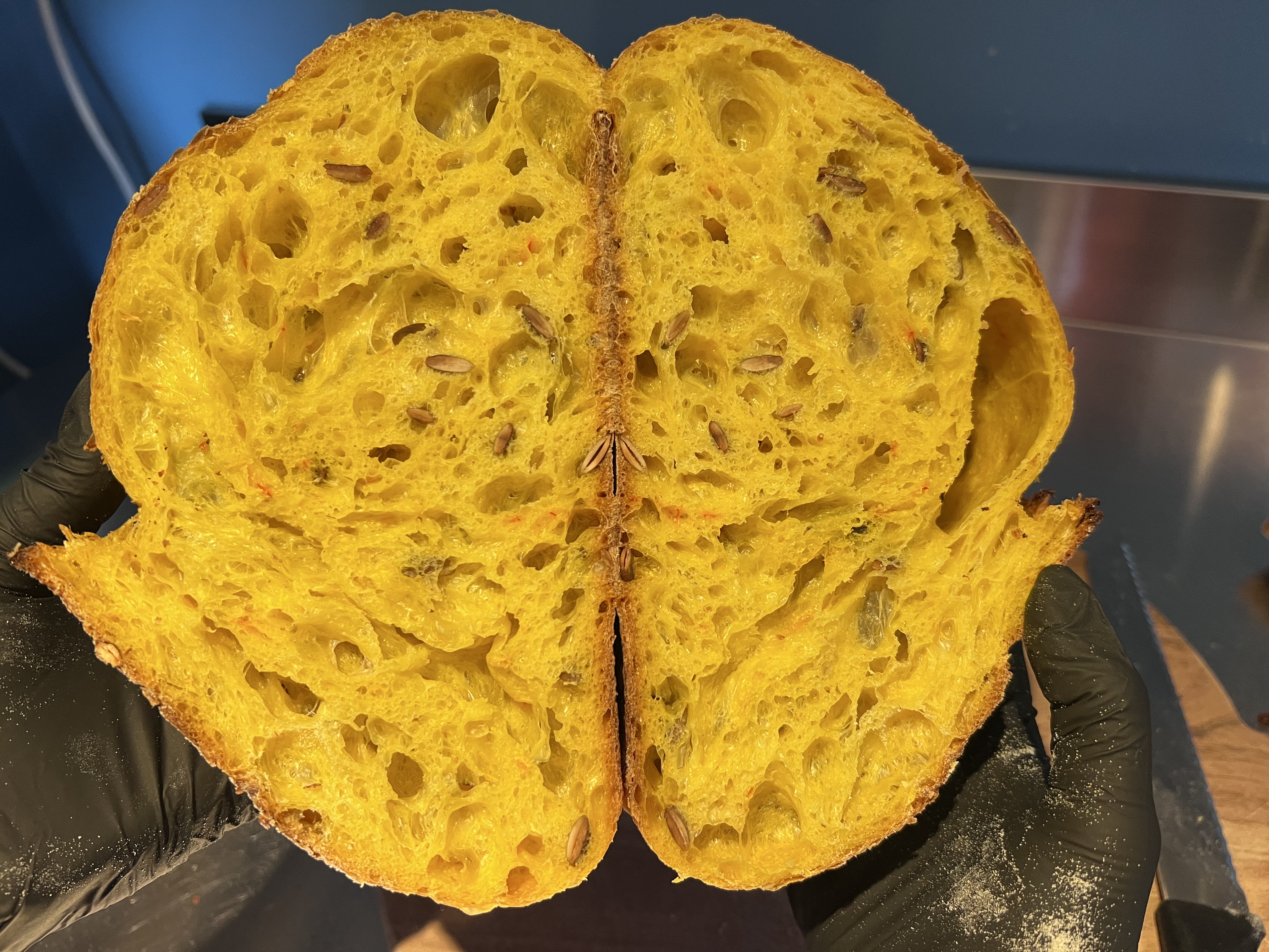 Saffron & Pumpkin Seed Sourdough