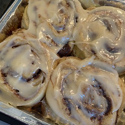 Sourdough Cinnamon Rolls W/ Maple Frosting