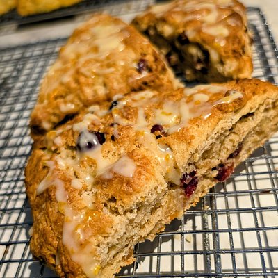 Cranberry/Walnut Scone