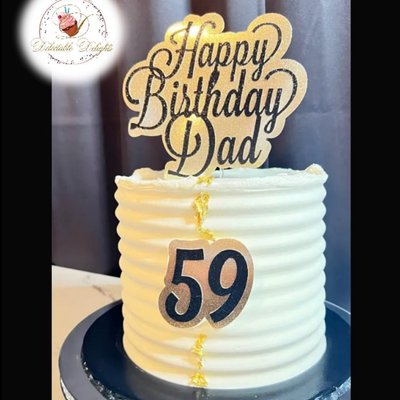 Simple Design Six Inch Cake 