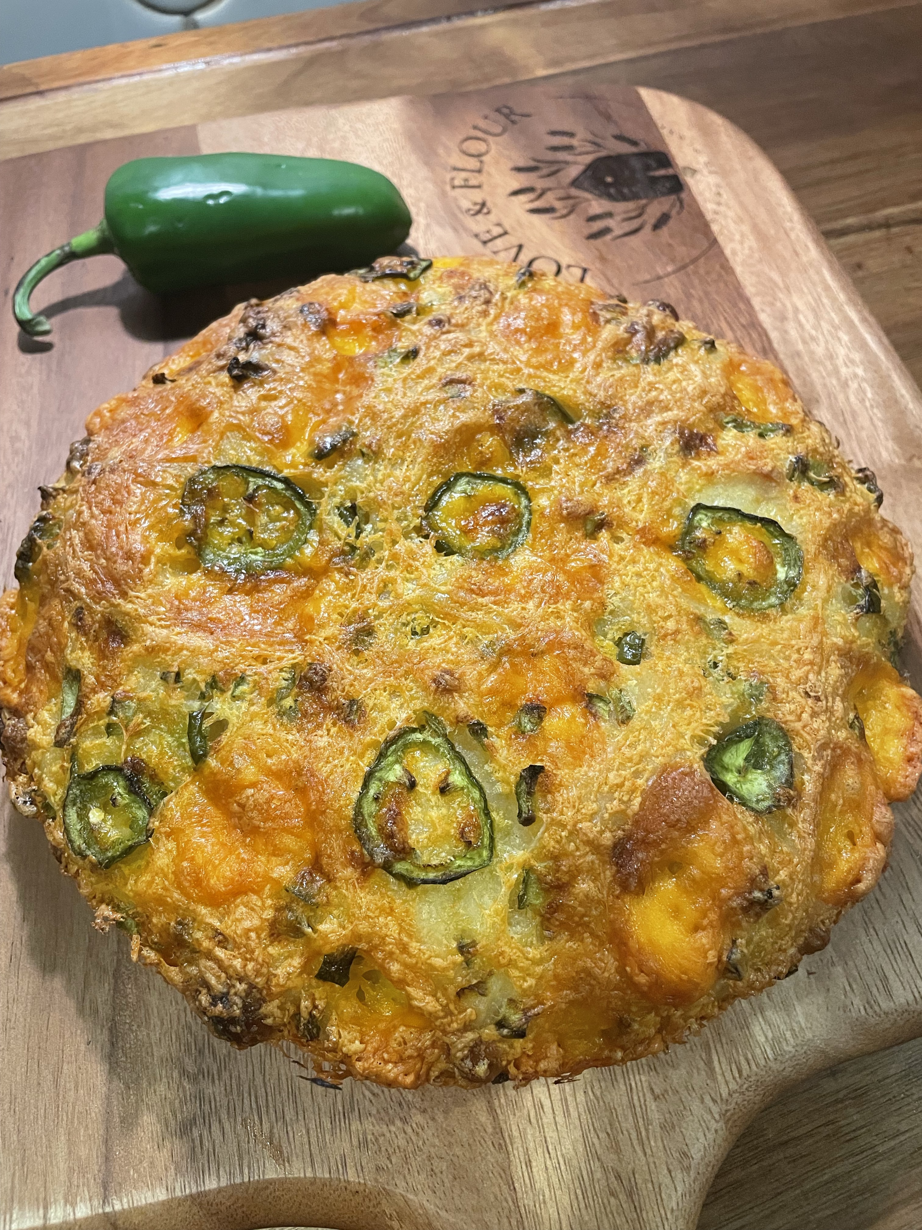 (small) Jalapeño Cheddar Sourdough Focaccia 