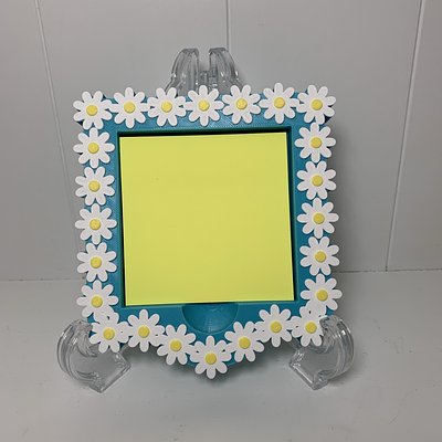 Daisy Sticky Note Holder - Teal