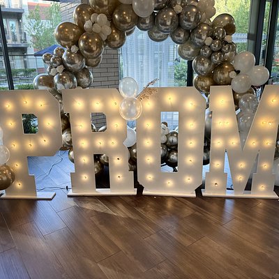 PROM MARQUEE LETTERS SPECIAL