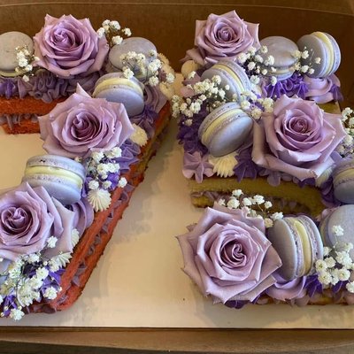 Custom Number Cake