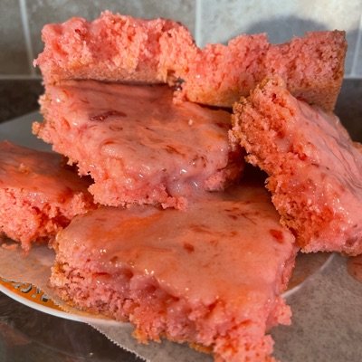 Strawberry Brownies 8x8