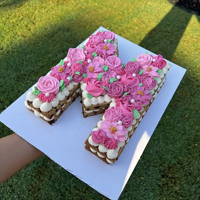 Custom Letter/Number Cookie Cake