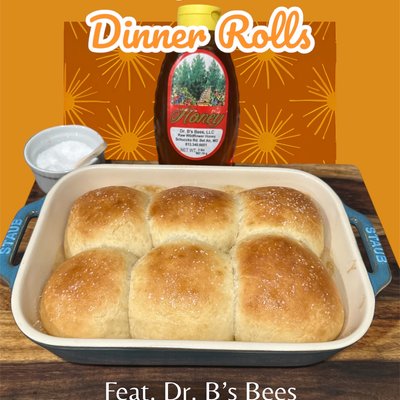 Honey Butter Dinner Rolls (Half Dozen / Dozen)