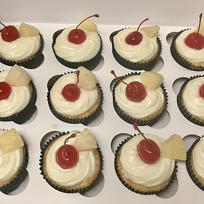 Pina Colada Cupcakes