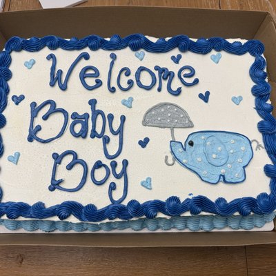 1/2 Sheet Cake 