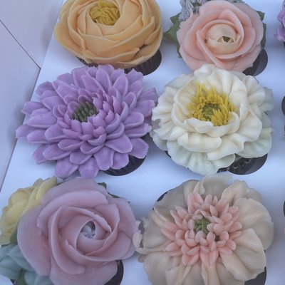 Floral Cupcakes - Box Of 6