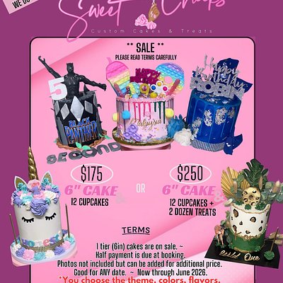 6inch Cake (Package Deal)