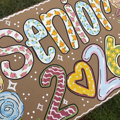 Preppy 2026 Senior Keepsake Box
