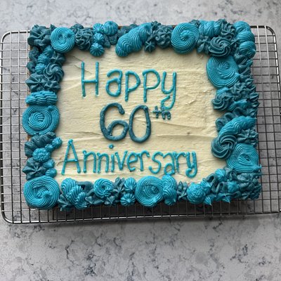9x13-Inch Cookie Cake : Custom Wording 