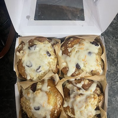 Sourdough Jumbo Cranberry Orange Muffins 