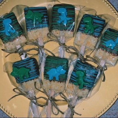 1/2 Dozen Chocolate Covered Rice Krispie Treats