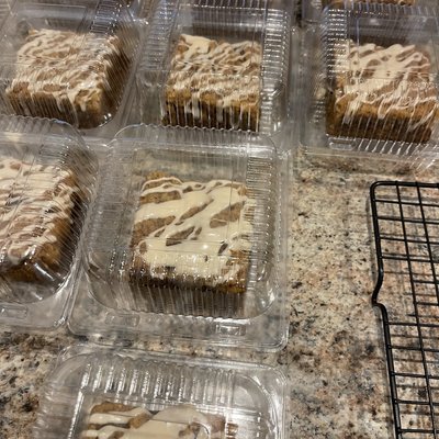 Pumpkin Coffee Cake w/Maple Glaze