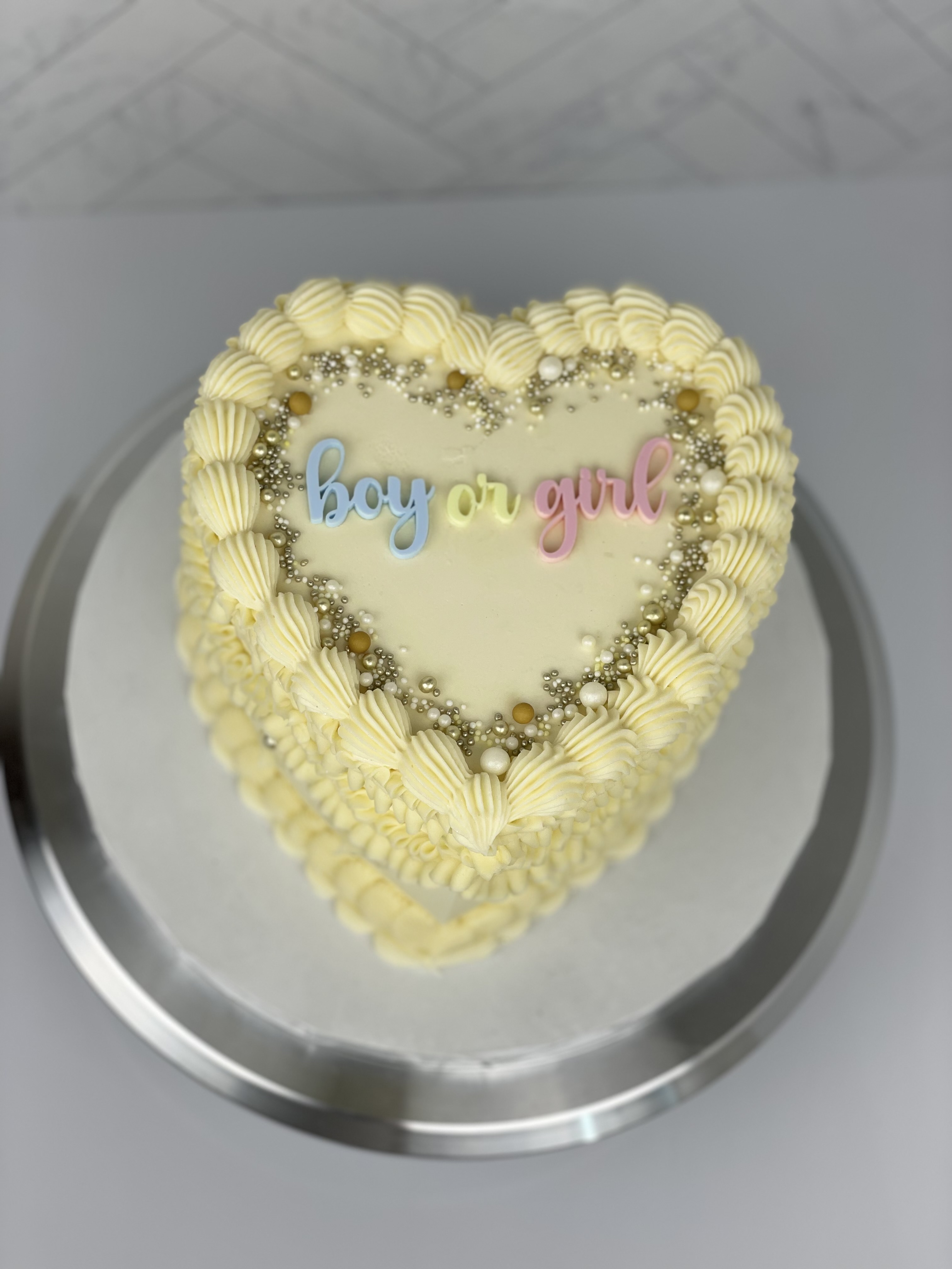 6in Heart Cakes Feeds 12