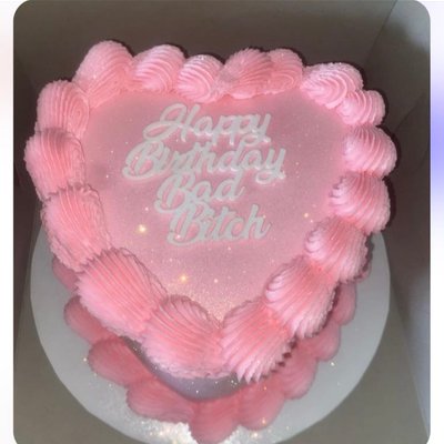 Pink Glitter 8”