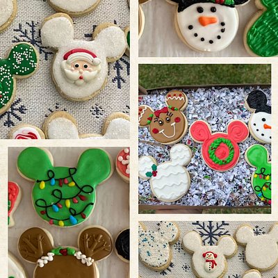Mickey Christmas Cookies