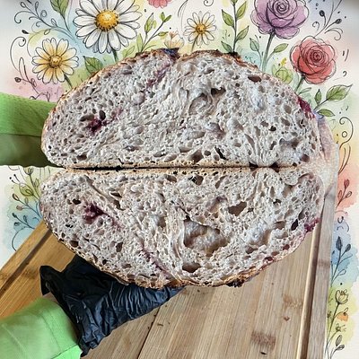 "Bear Jam" Sourdough Jam Bread- Half
