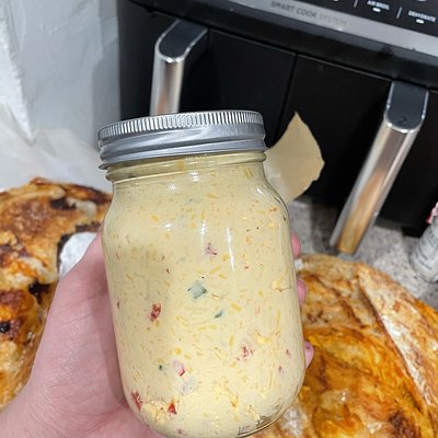 Homemade pimento cheese
