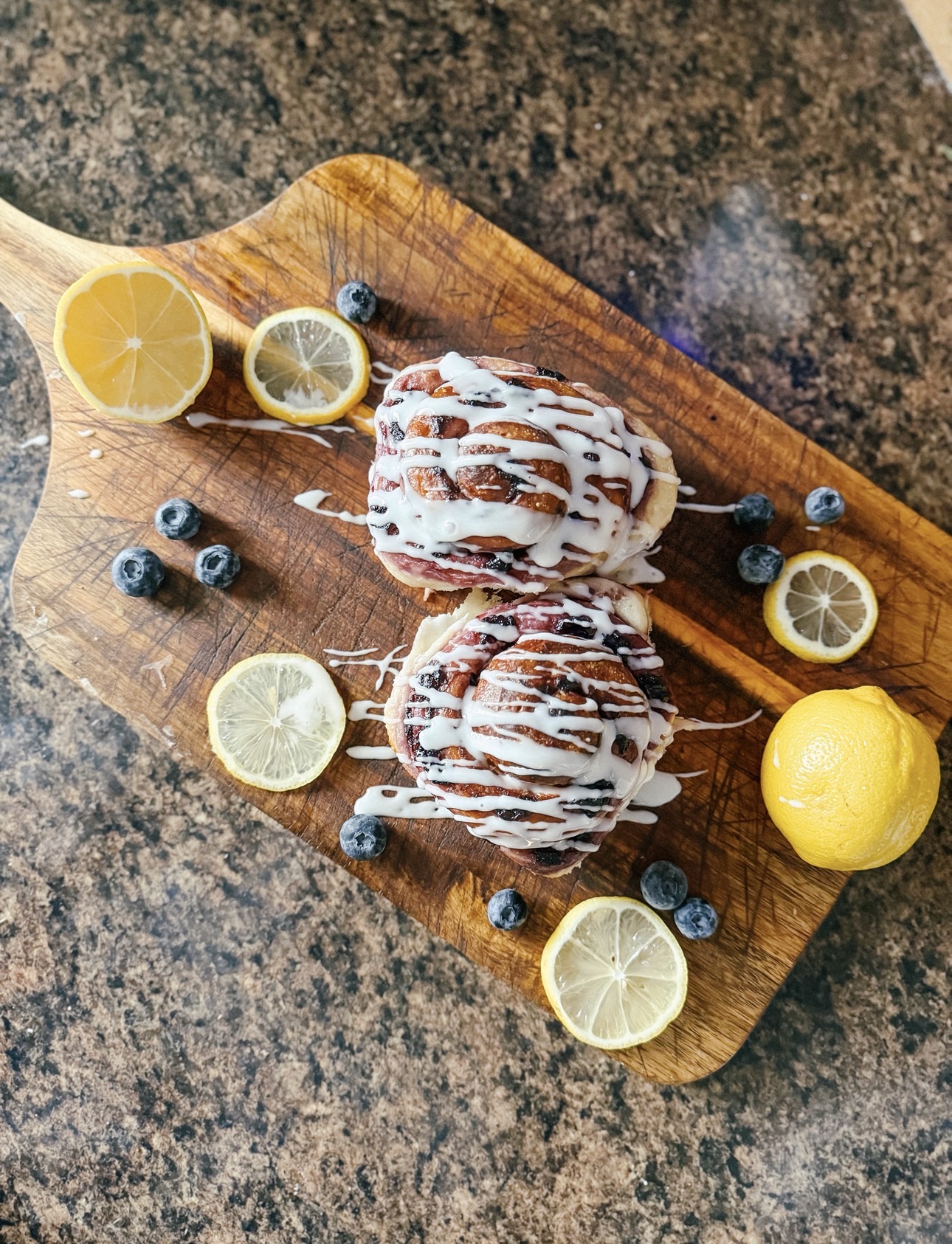 Sourdough Blueberry Lemon Rolls - Dozen