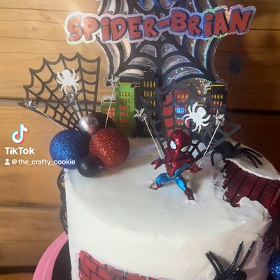 8 In 3 Layer Decorated Cake