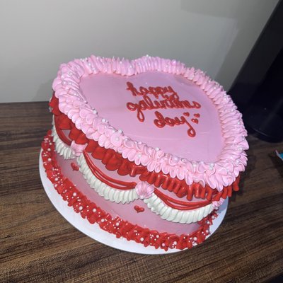 10” Heart Cake