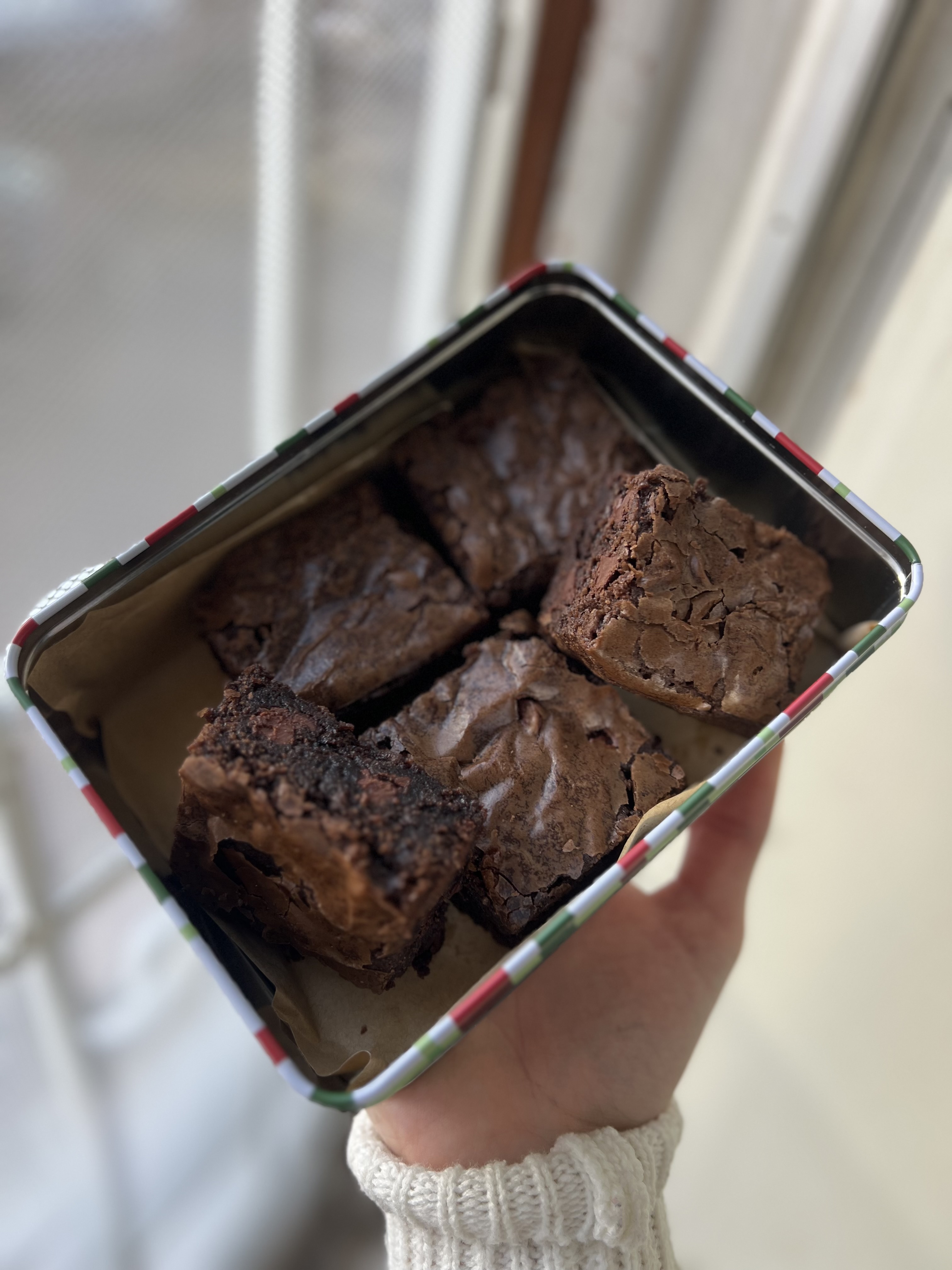 Holiday Brownie Tin